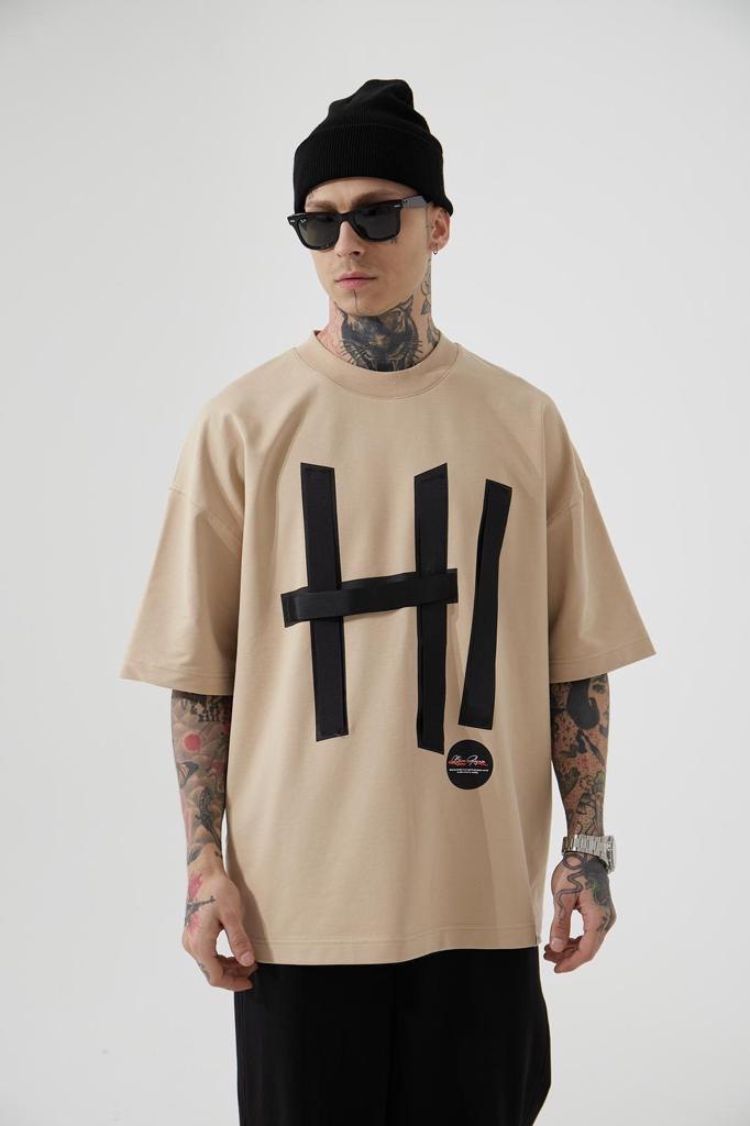 H! Oversize T-Shirt - Black Side