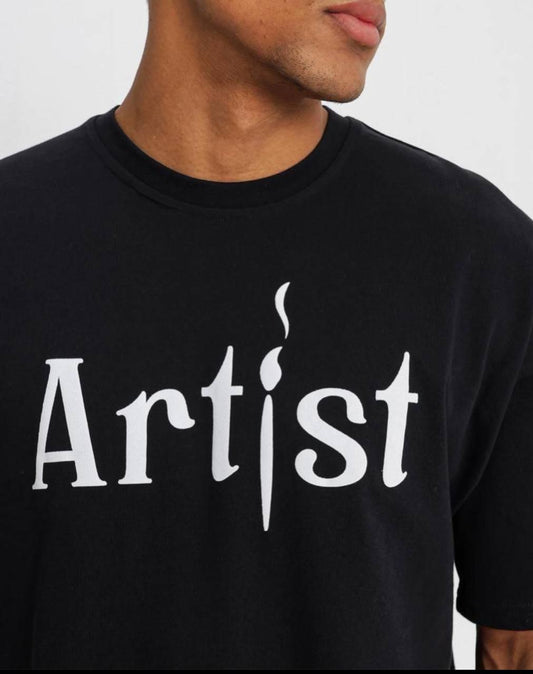 Artist Oversize T-Shirt - Black Side