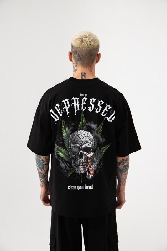 Stop Sulking Oversize T-Shirt - Black Side