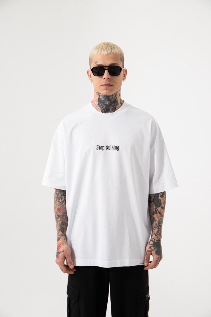 Stop Sulking Oversize T-Shirt - Black Side