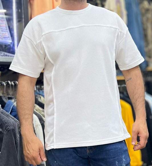 Plain Oversize T-Shirt - Black Side