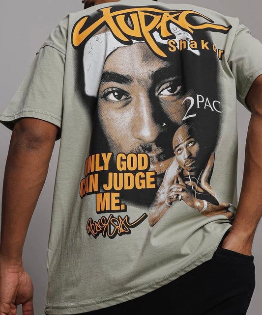 Tupac Oversize T-Shirt - Black Side