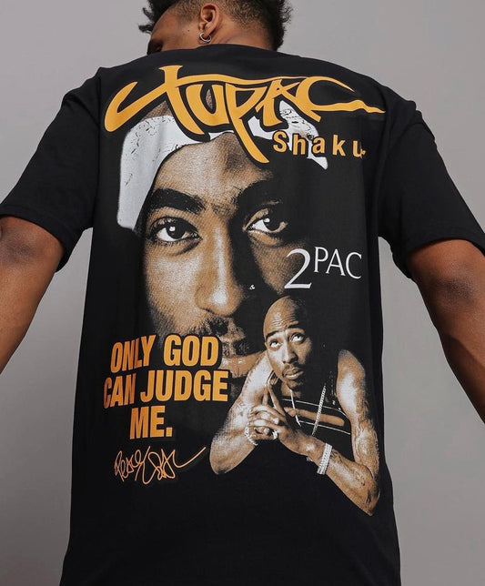 Tupac Oversize T-Shirt - Black Side