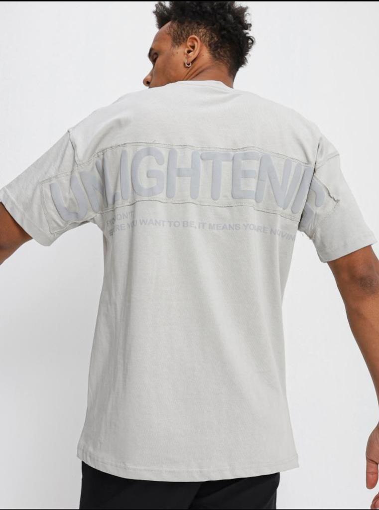 Unlightening Oversize T-Shirt - Black Side