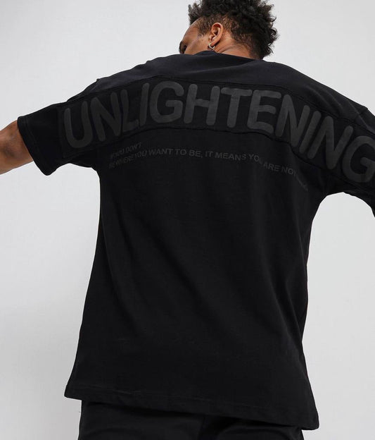 Unlightening Oversize T-Shirt - Black Side
